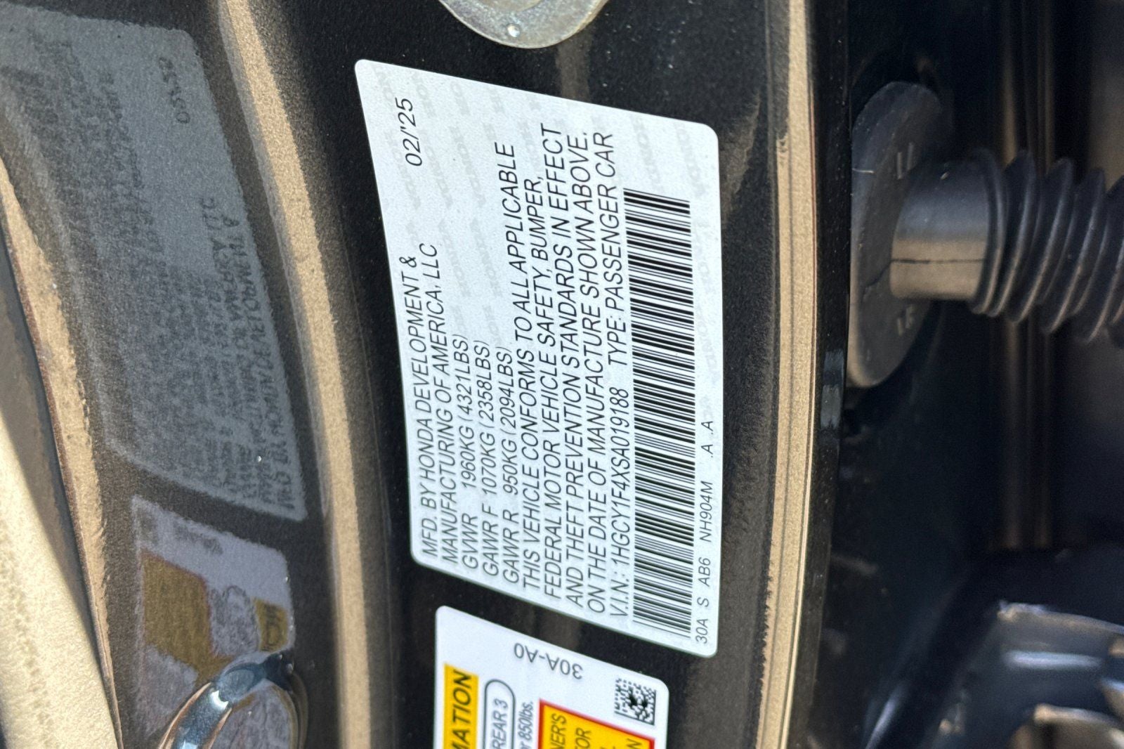 2025 Honda Accord SE