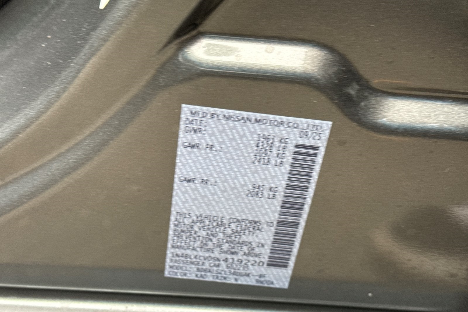 2025 Nissan Altima 2.5 SR