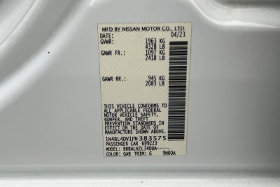 2023 Nissan Altima 2.5 SV