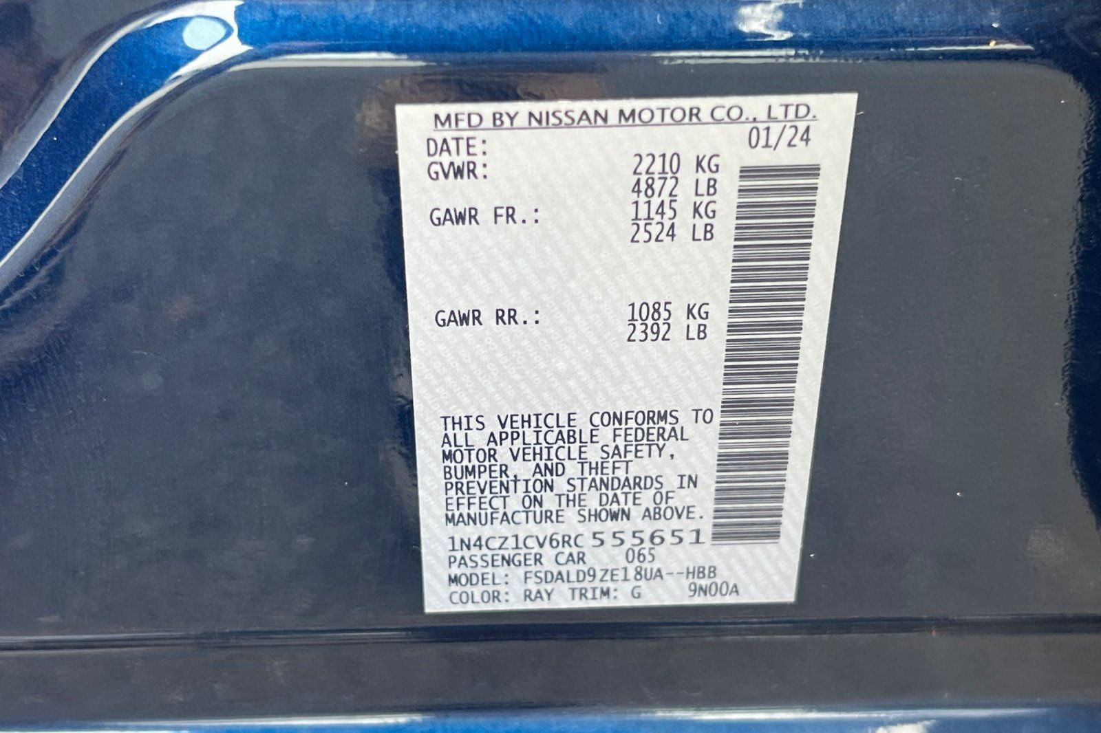 2024 Nissan Leaf SV Plus