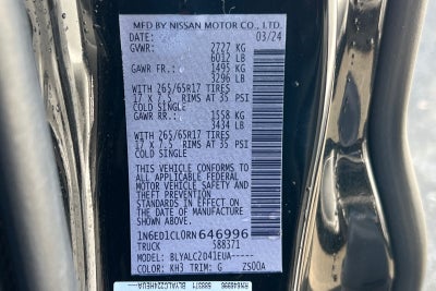 2024 Nissan Frontier SV