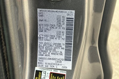 2024 Nissan Frontier SV