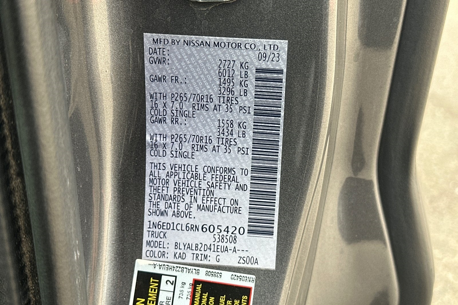 2024 Nissan Frontier SV