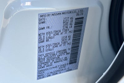 2026 Nissan Frontier S