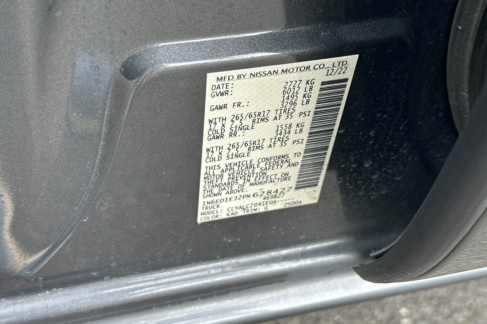 2023 Nissan Frontier SV