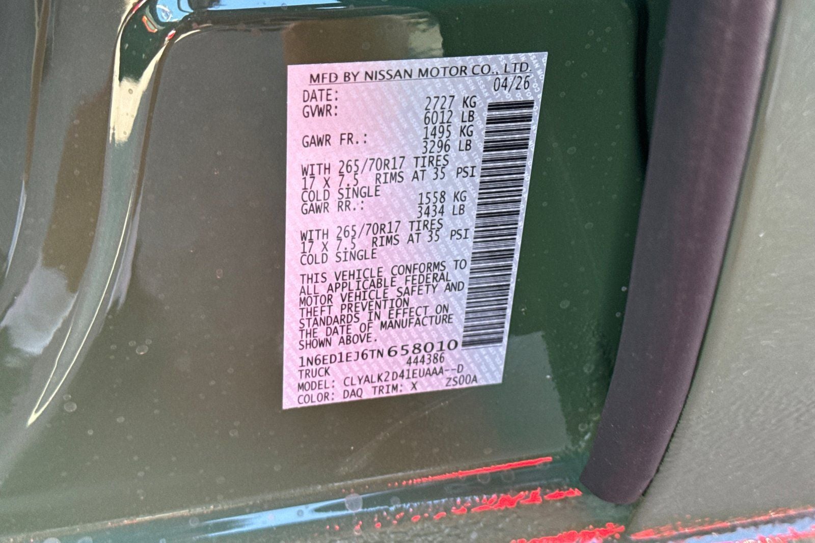 2026 Nissan Frontier PRO-X