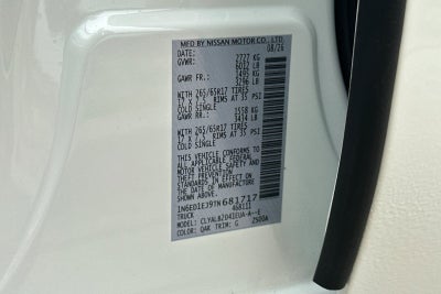 2026 Nissan Frontier SV