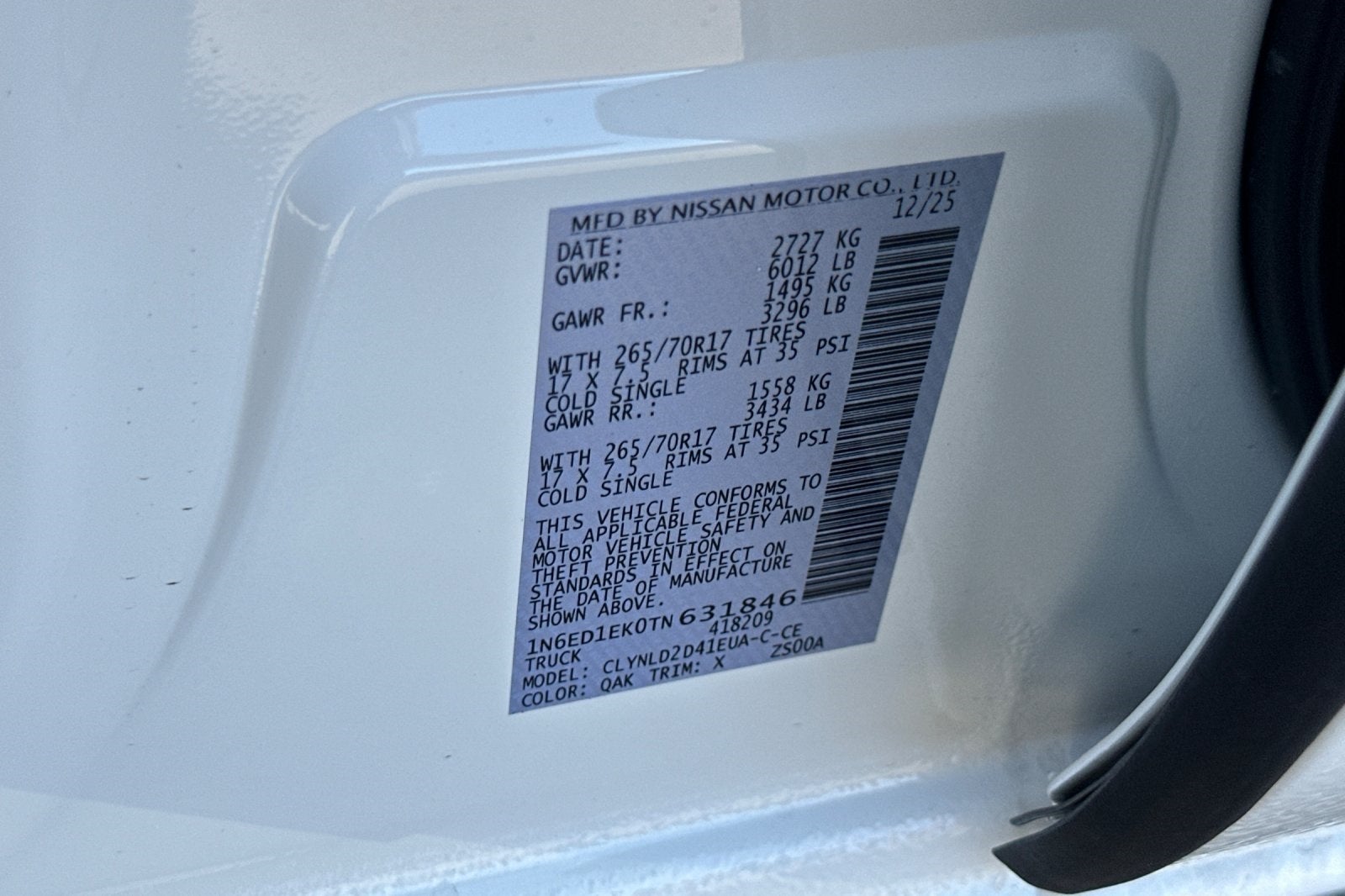 2026 Nissan Frontier PRO-4X