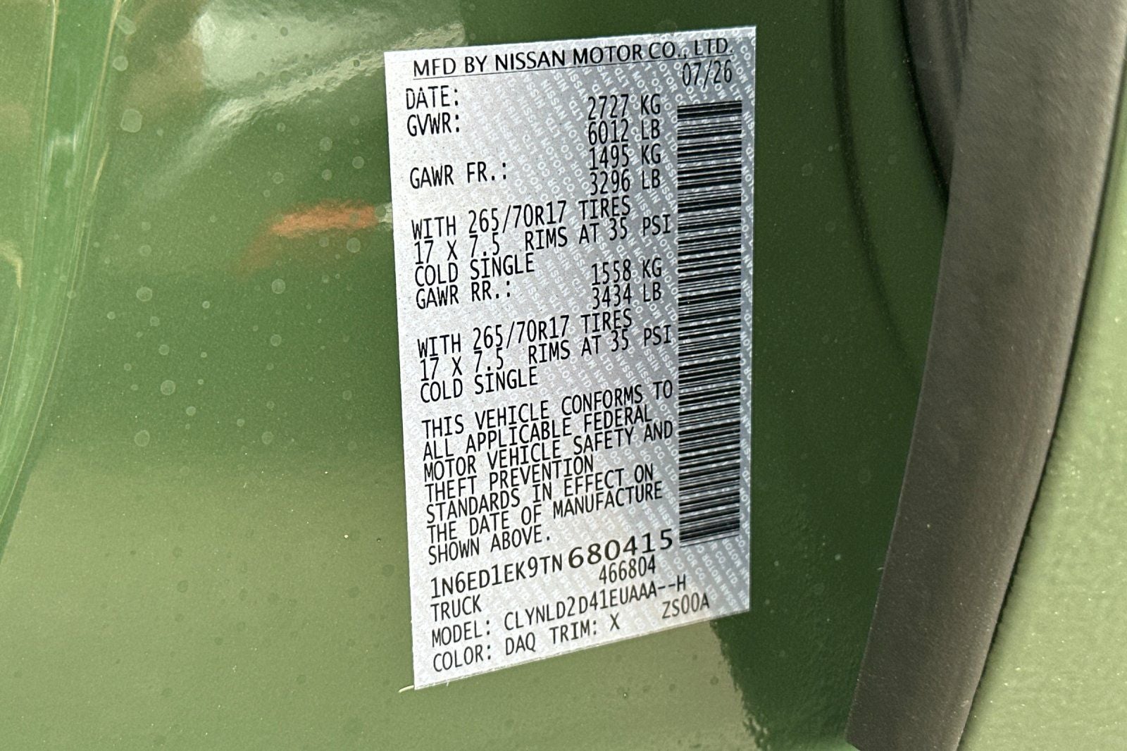 2026 Nissan Frontier PRO-4X