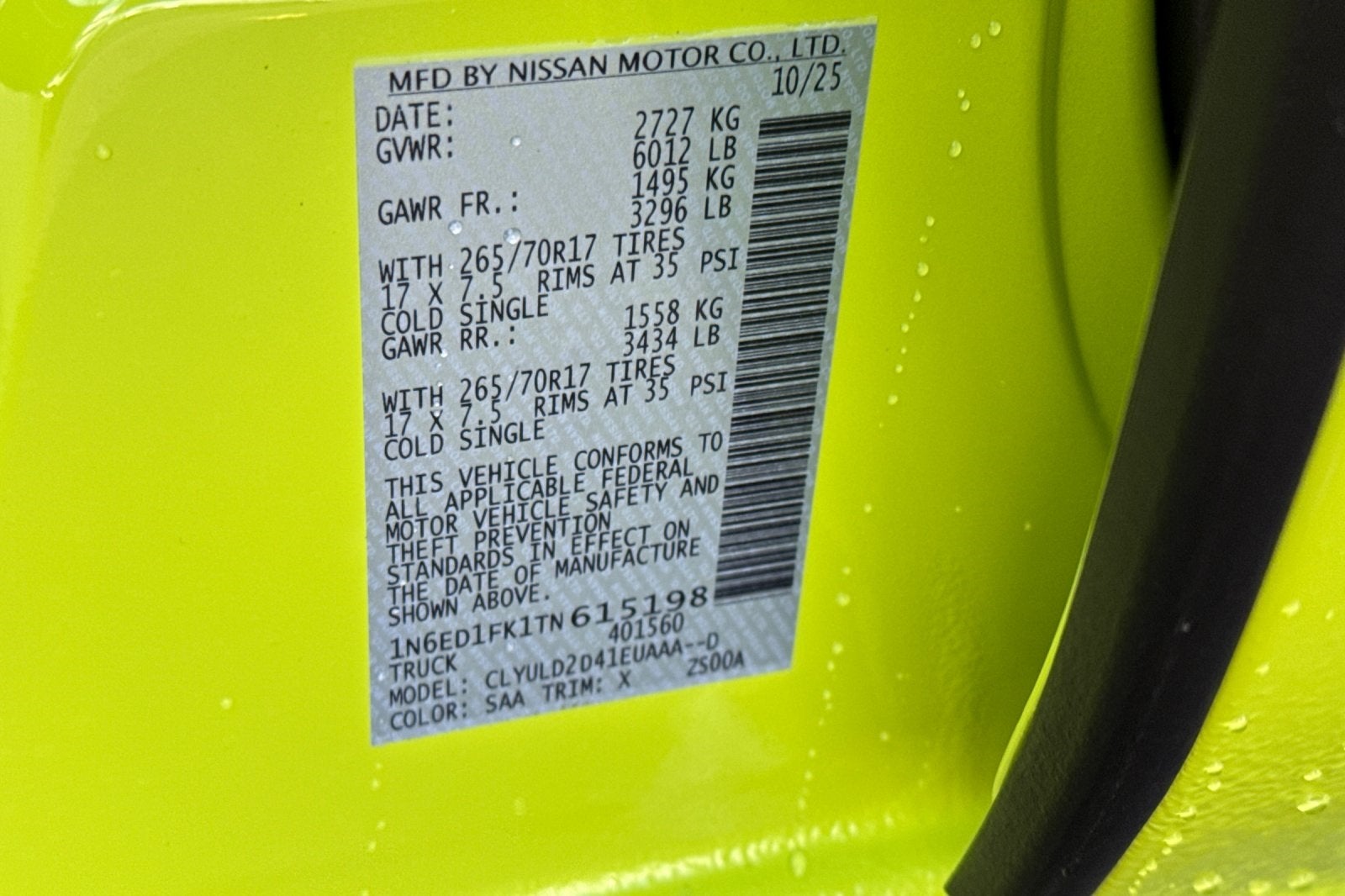 2026 Nissan Frontier PRO-4X