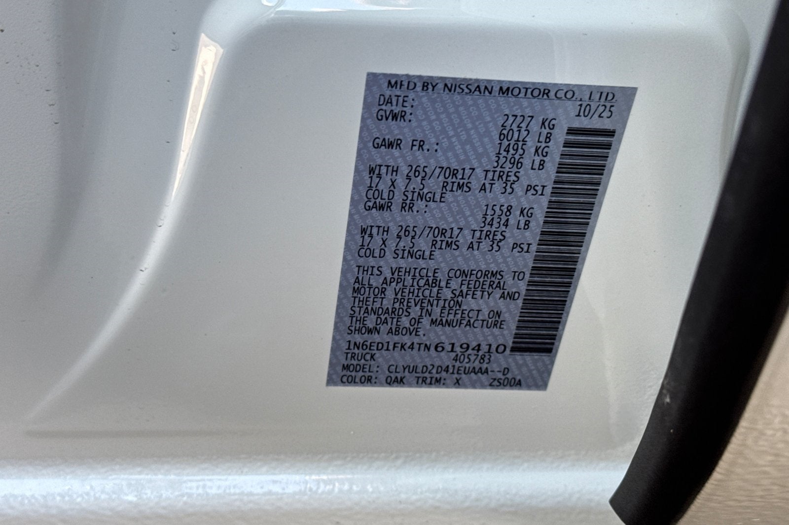 2026 Nissan Frontier PRO-4X