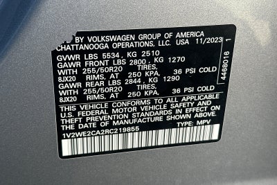 2024 Volkswagen Atlas Cross Sport 2.0T SE w/Technology