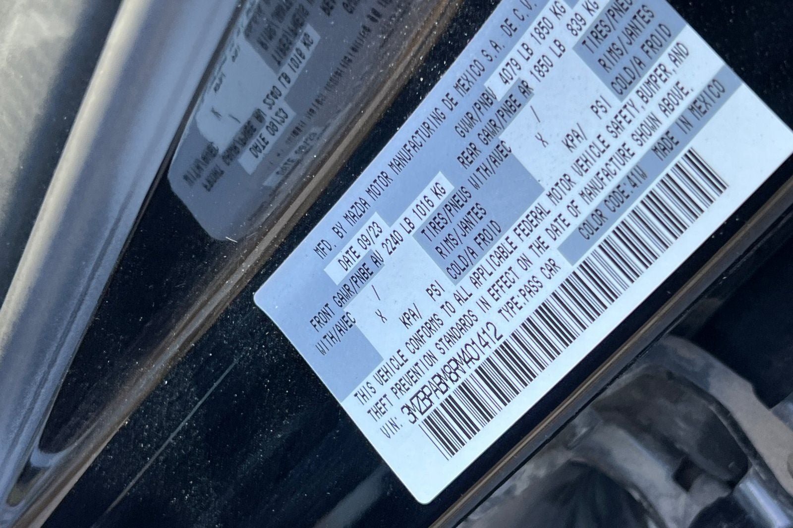 2024 Mazda Mazda3 2.5 S Select Sport