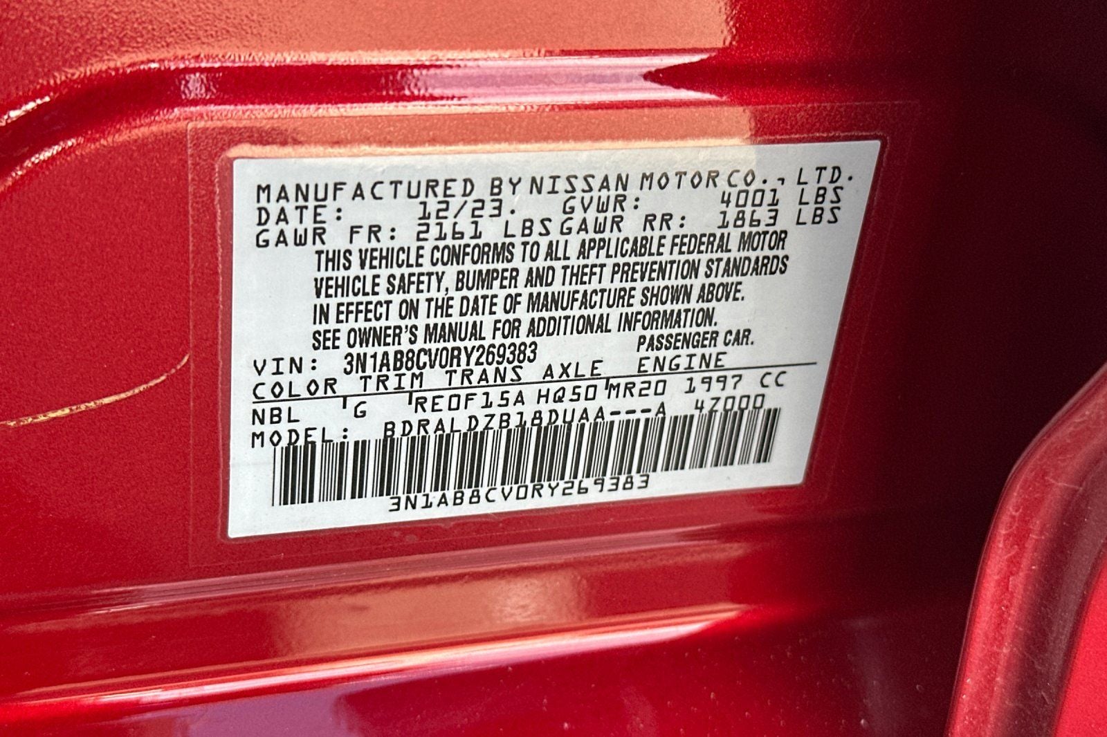 2024 Nissan Sentra SV