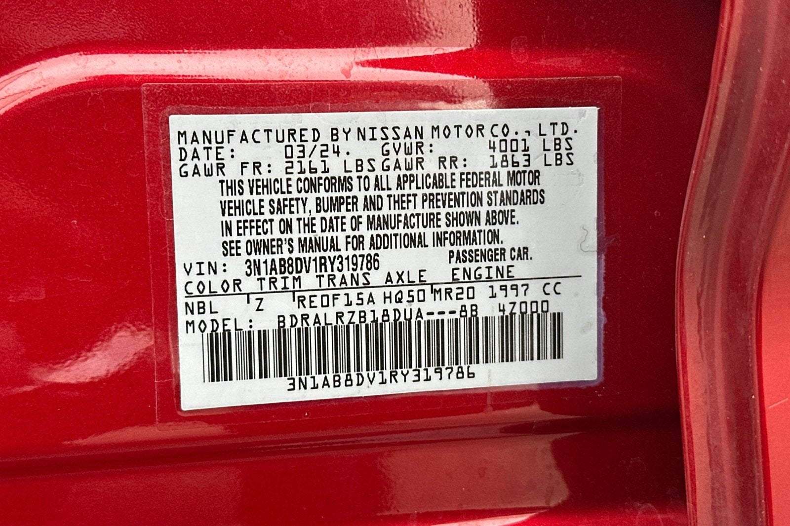 2024 Nissan Sentra SR