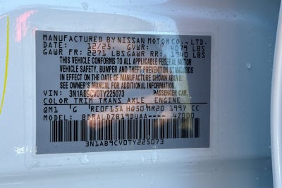 2026 Nissan Sentra SV