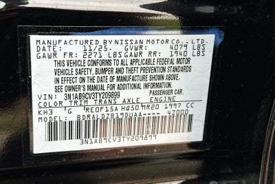 2026 Nissan Sentra SV