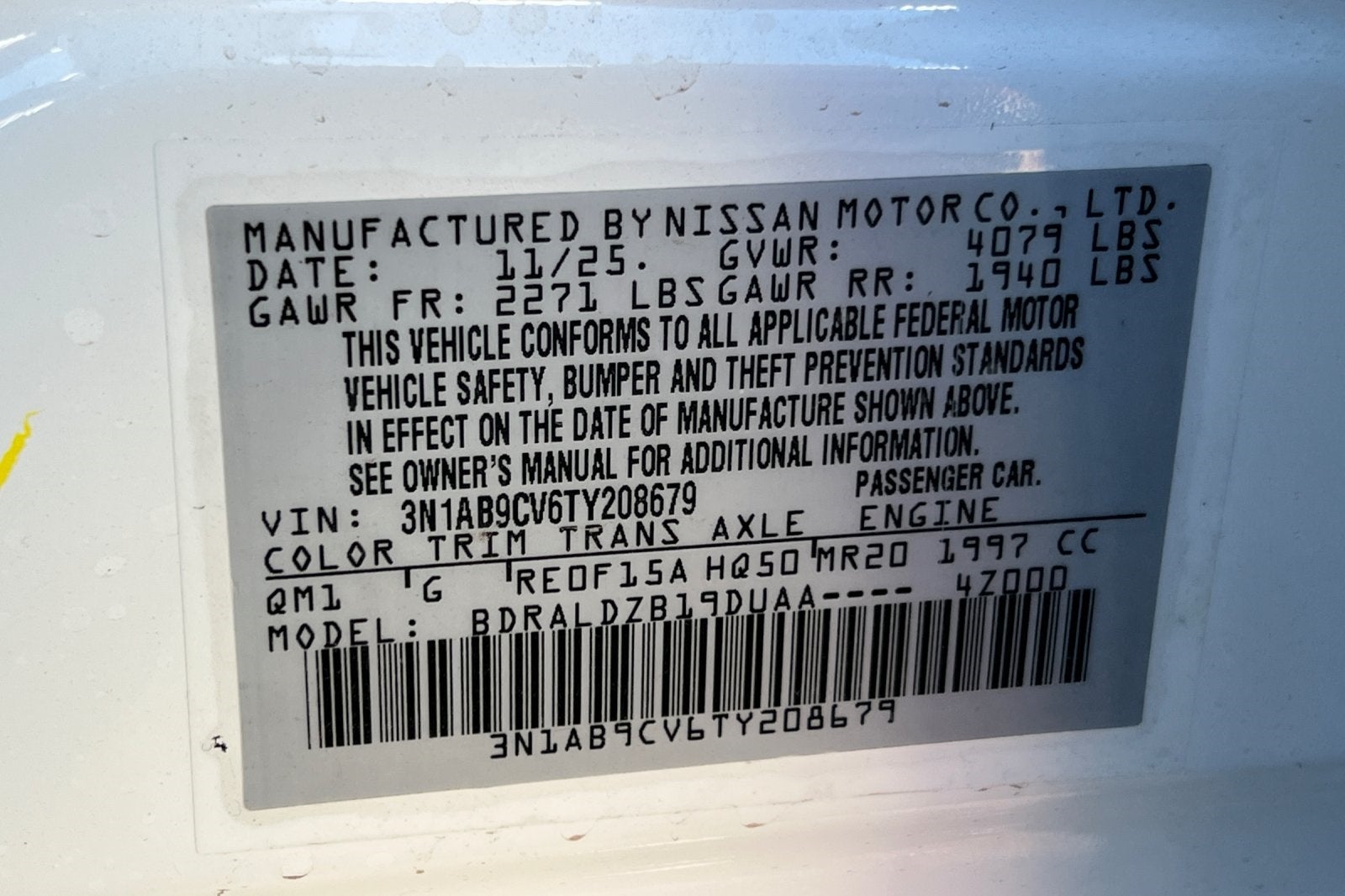 2026 Nissan Sentra SV