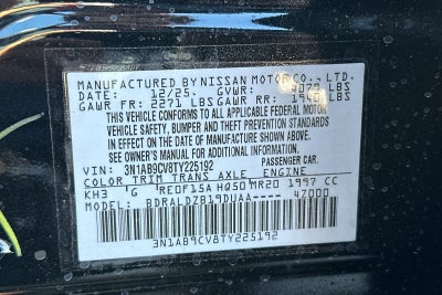 2026 Nissan Sentra SV