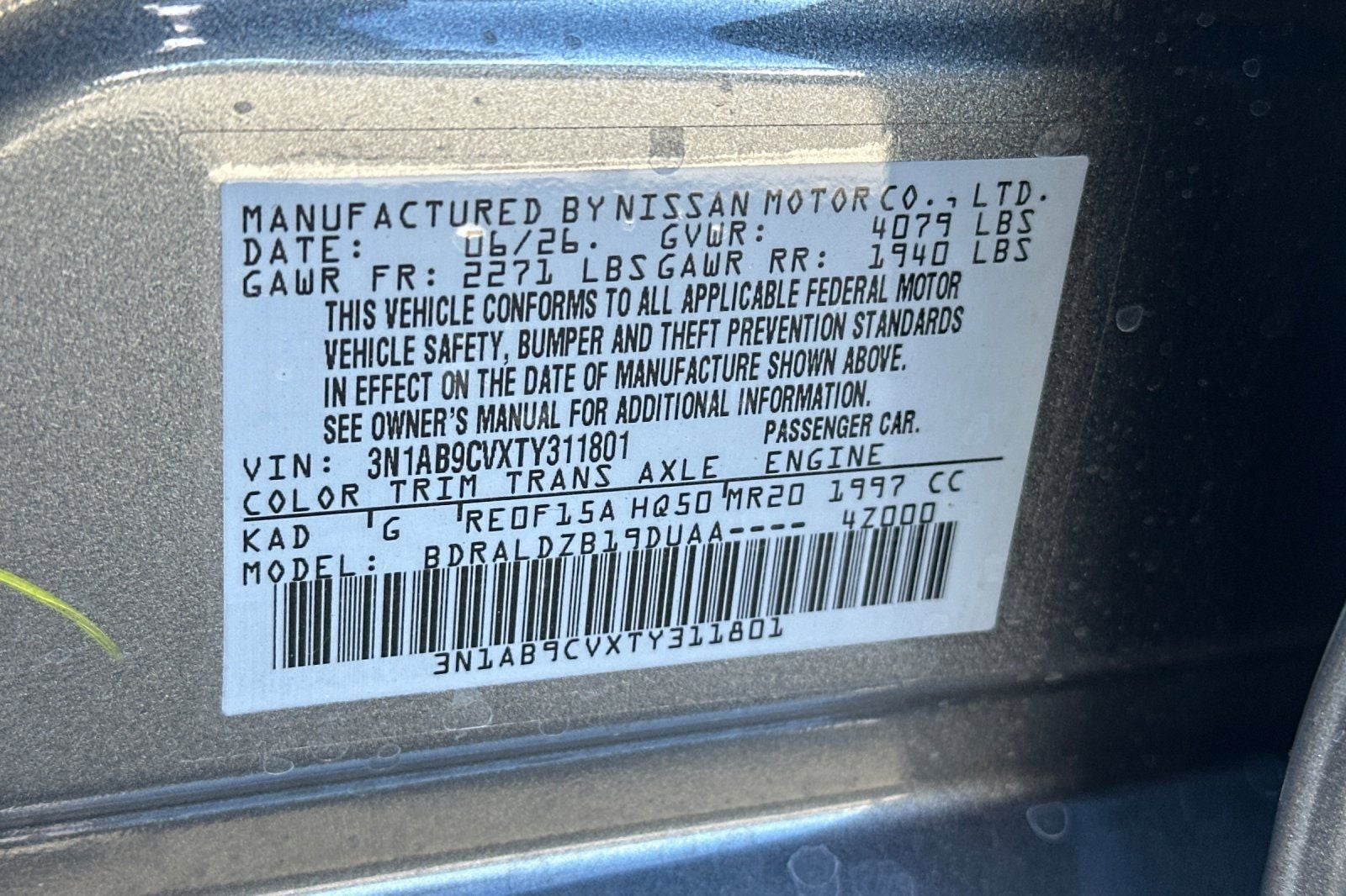 2026 Nissan Sentra SV