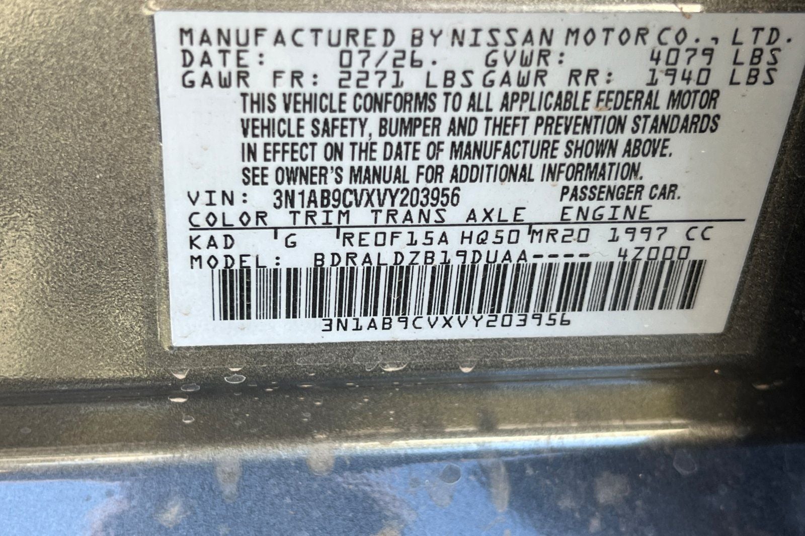 2027 Nissan Sentra SV