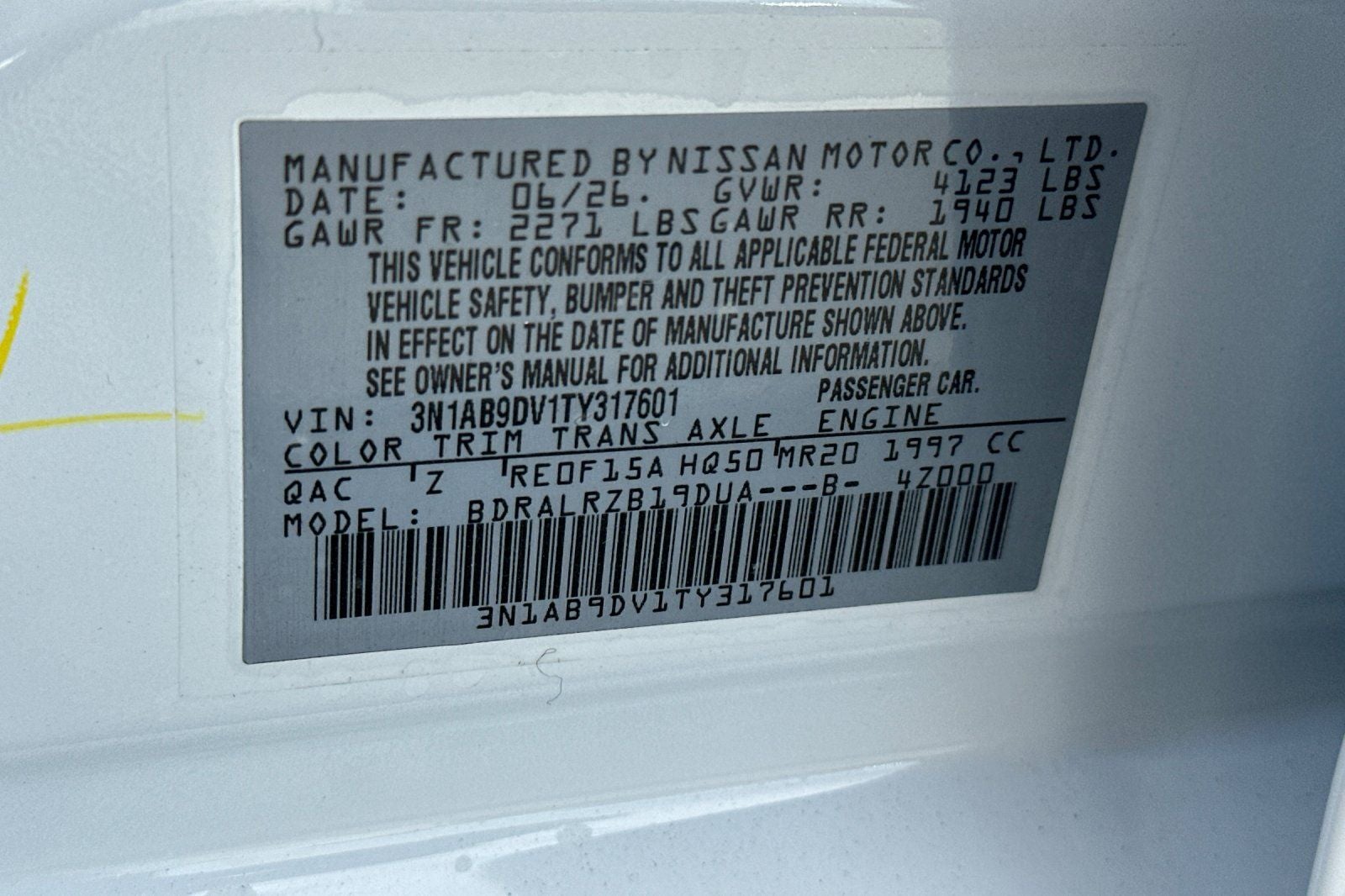 2026 Nissan Sentra SR