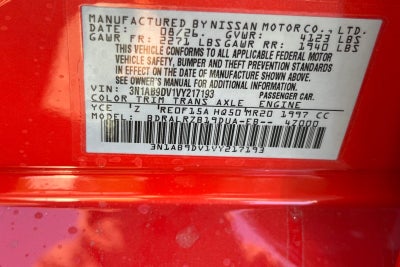 2027 Nissan Sentra SR