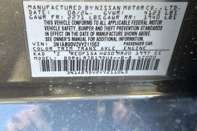 2027 Nissan Sentra SR