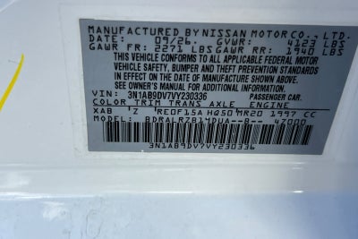 2027 Nissan Sentra SR