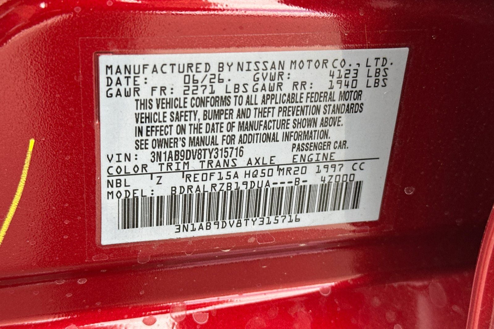 2026 Nissan Sentra SR