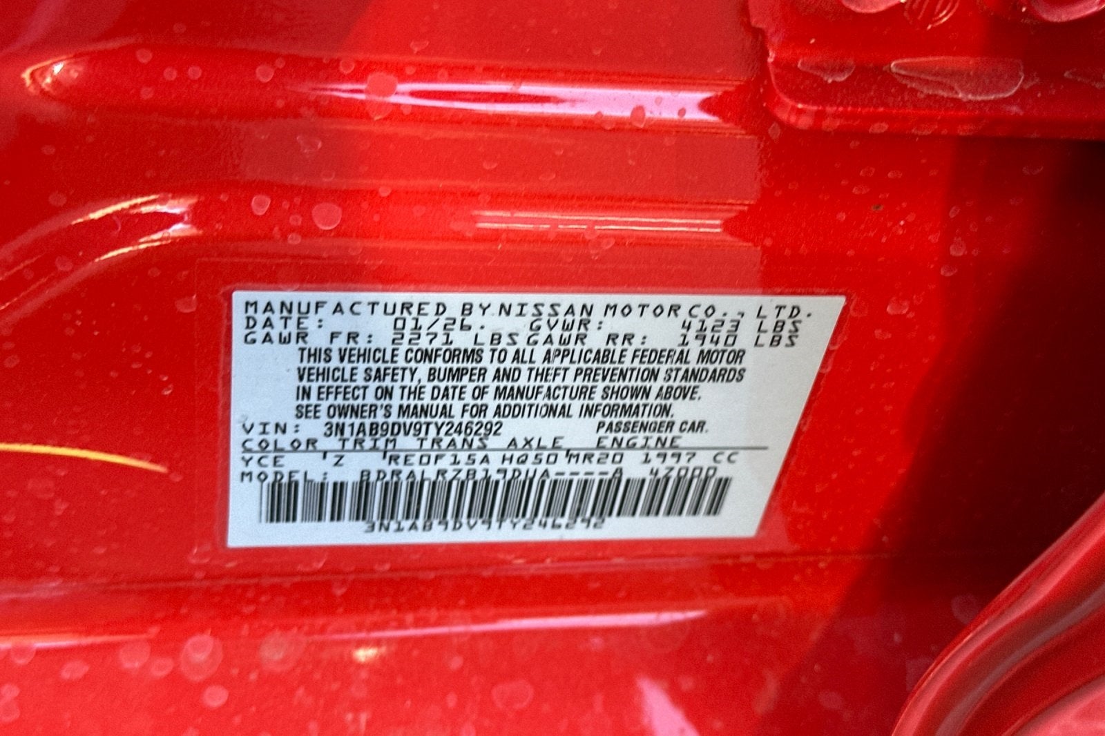 2026 Nissan Sentra SR