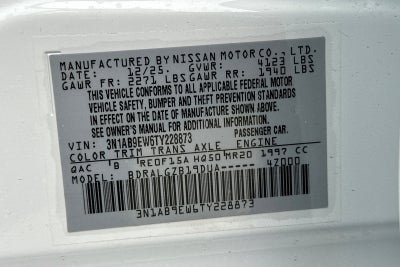 2026 Nissan Sentra SL