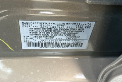 2026 Nissan Sentra SL