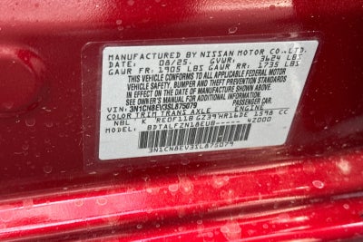 2025 Nissan Versa 1.6 SV