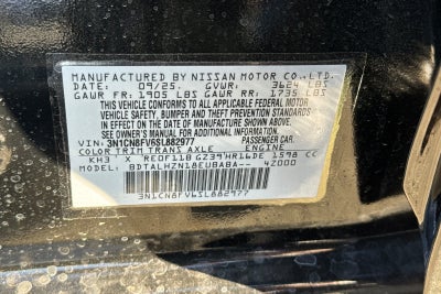 2025 Nissan Versa 1.6 SR