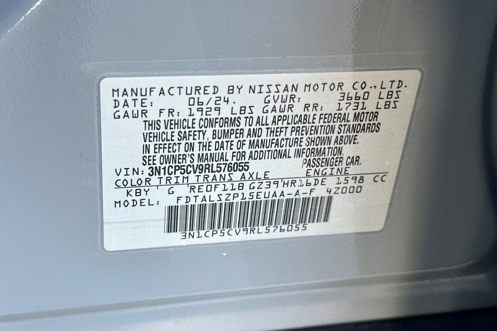 2024 Nissan Kicks SV