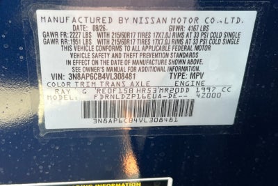 2027 Nissan Kicks SV