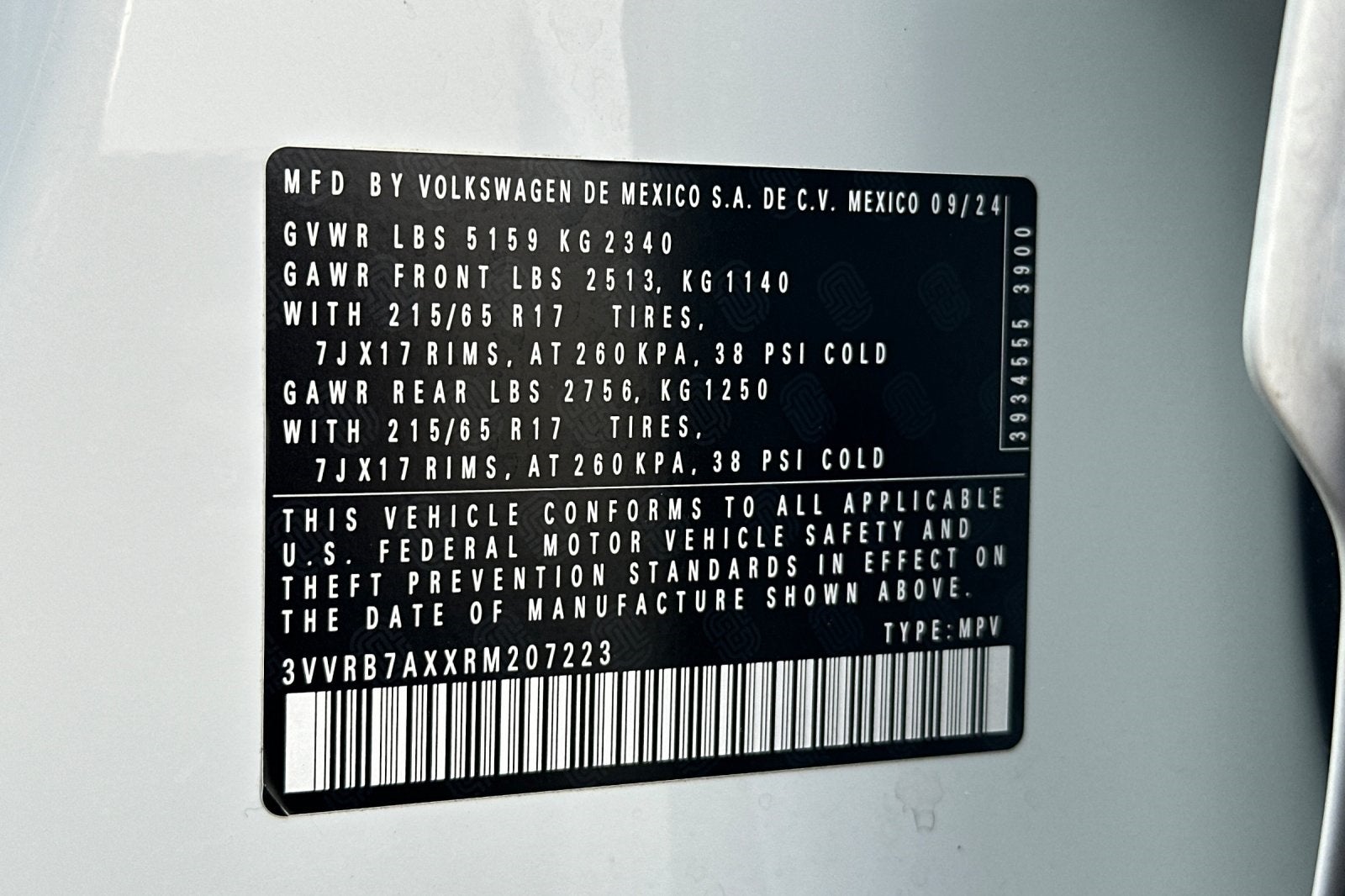 2024 Volkswagen Tiguan 2.0T S