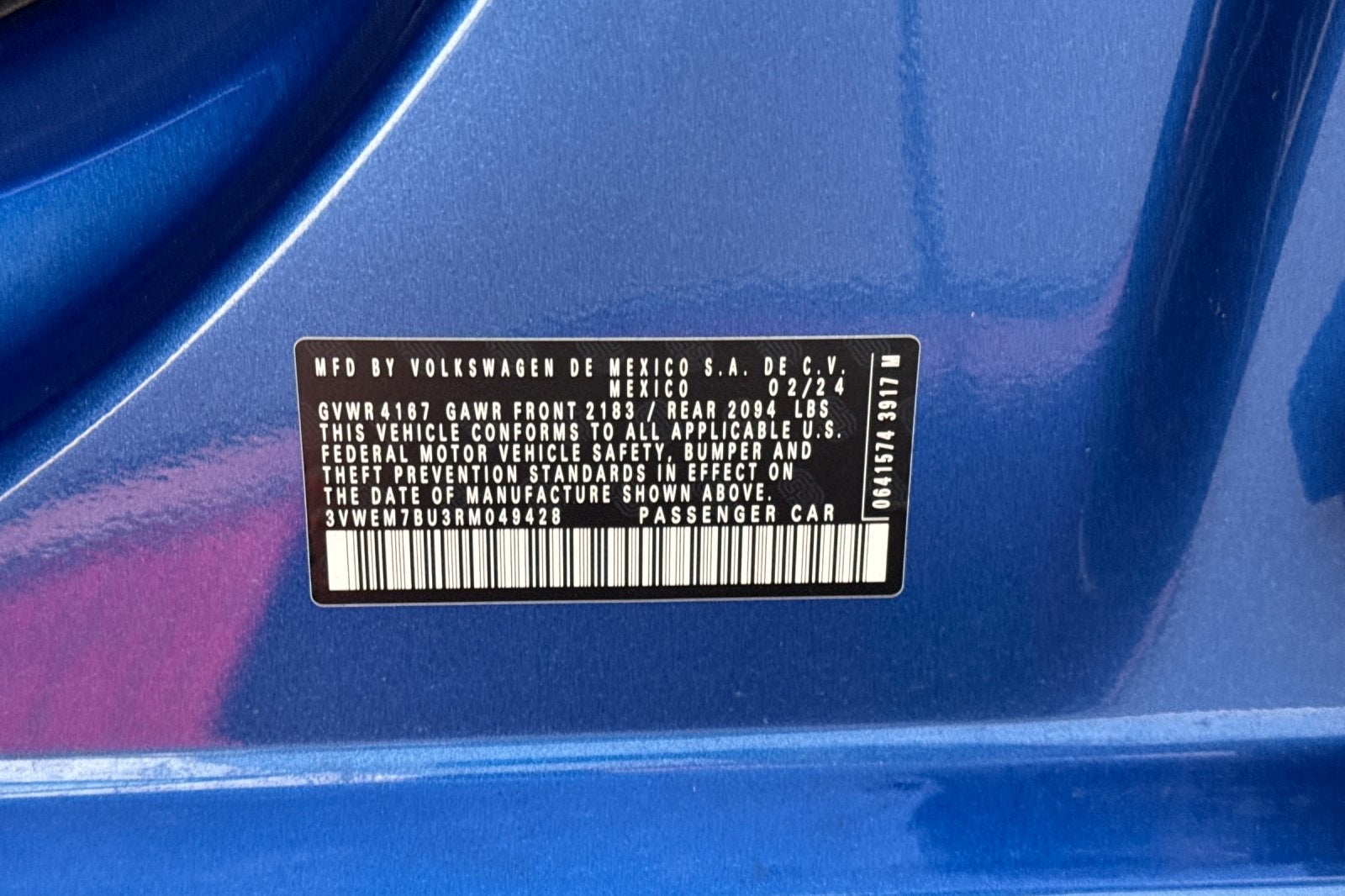 2024 Volkswagen Jetta 1.5T SE