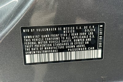 2024 Volkswagen Jetta 1.5T SE