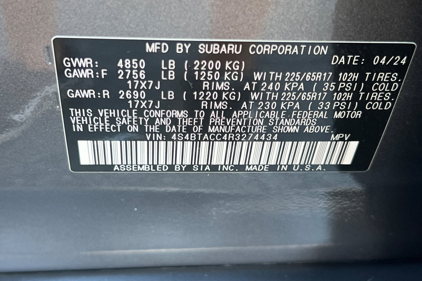 2024 Subaru Outback Premium