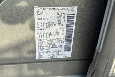 2025 Nissan Pathfinder Rock Creek