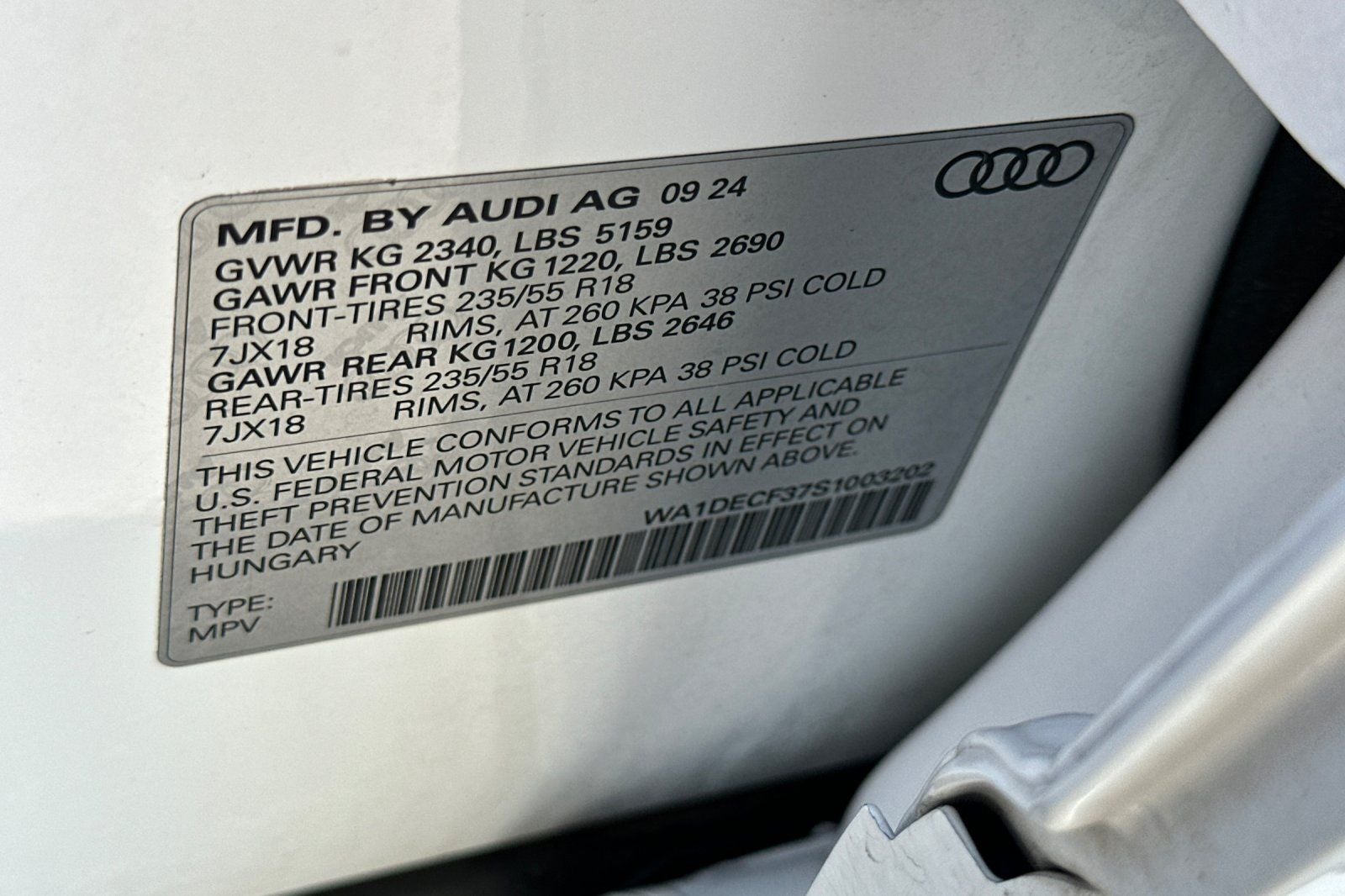2025 Audi Q3 Premium S Line quattro