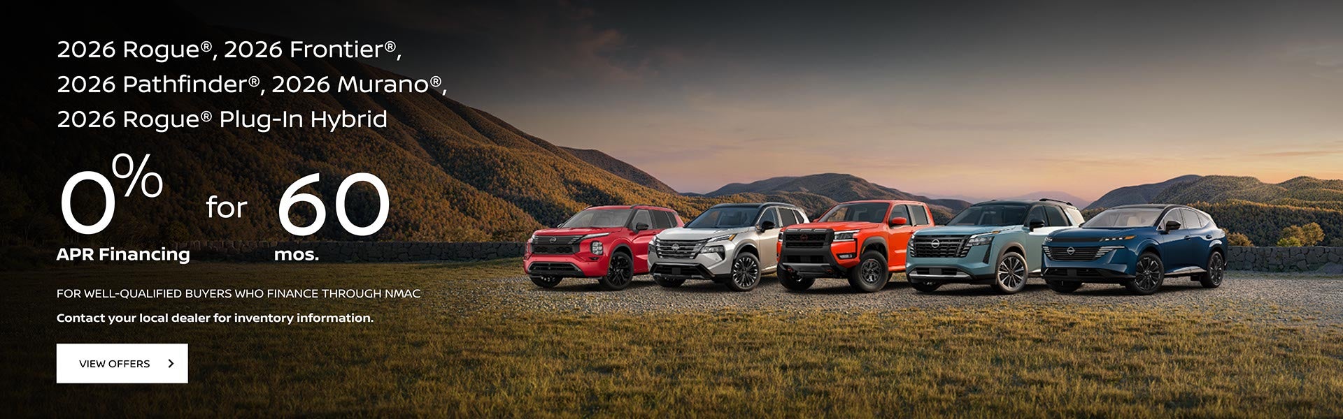 Nissan September 2026 0% APR Financing for 60 mos