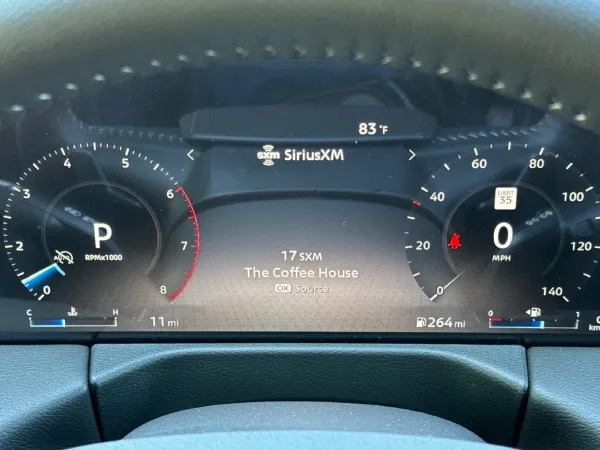 2025 Nissan Armada Dashboard